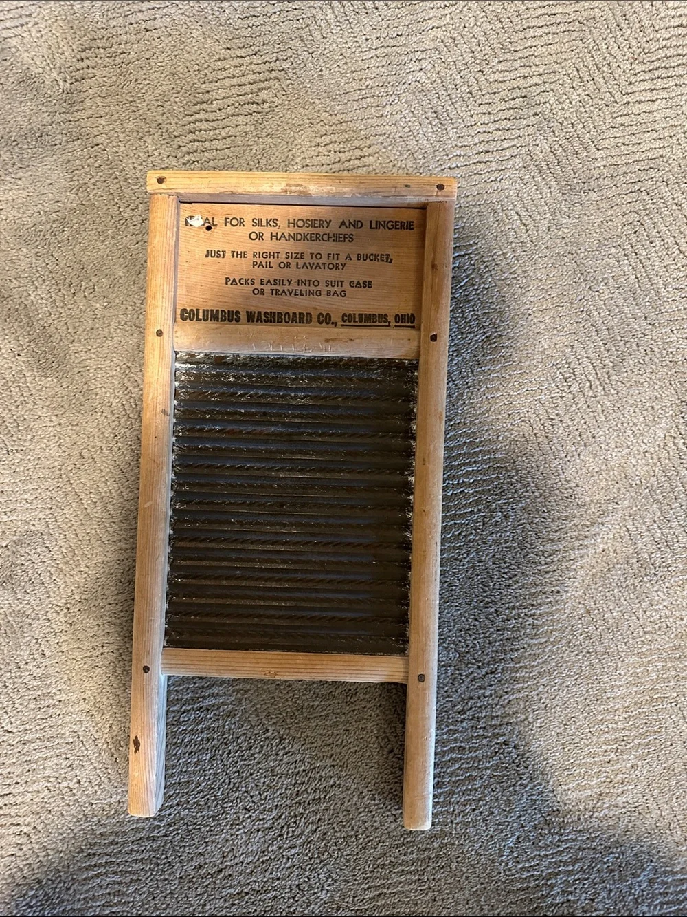 N/A wooden washboard